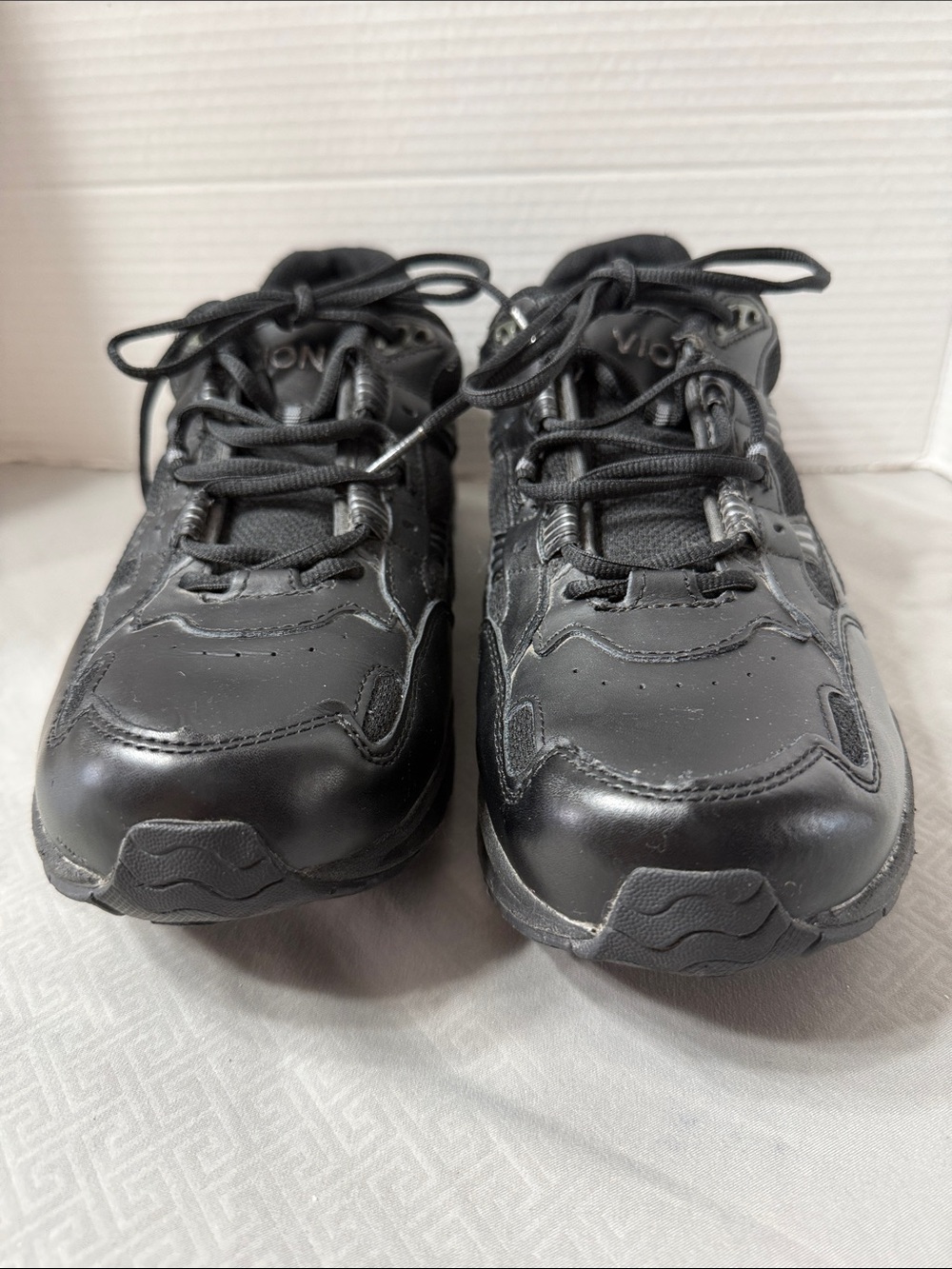 Vionic Walkers Men's Size 11 Black Comfort Athletic Sneaker Shoes Lace Up